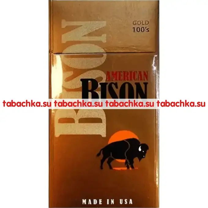 Сигареты American Bison Gold King 100’s